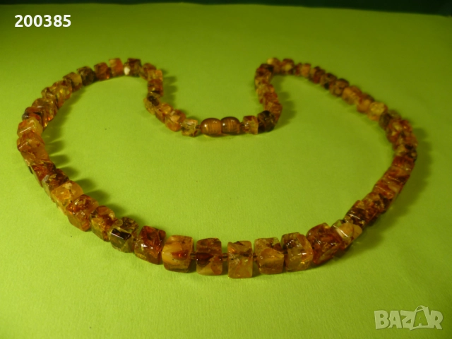 Луксозно колие от 100% естествен кехлибар - УНИСЕКС.