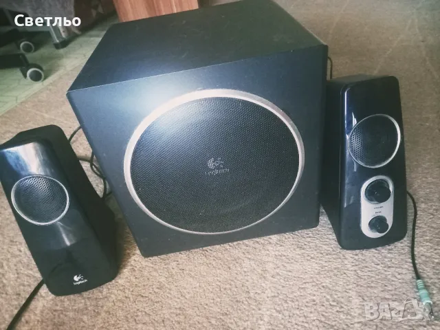 Logitech Озвучителна аудио система с субуфер и колонки говорители, снимка 3 - Аудиосистеми - 50296520