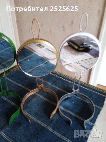 Огледало с основа за газена лампа, снимка 5 - Огледала - 41771870