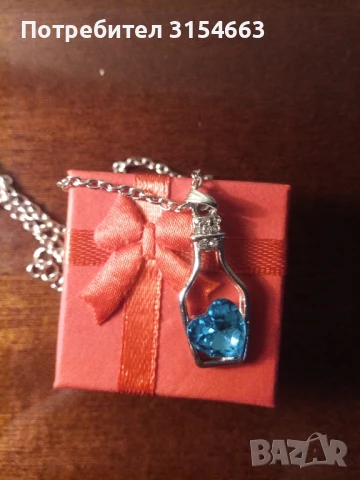 Колие с кристал , снимка 3 - Колиета, медальони, синджири - 50624793