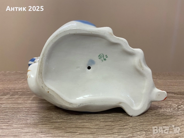 Порцеланова статуетка „Гадателка с карти, циганка“, снимка 4 - Антикварни и старинни предмети - 52410452