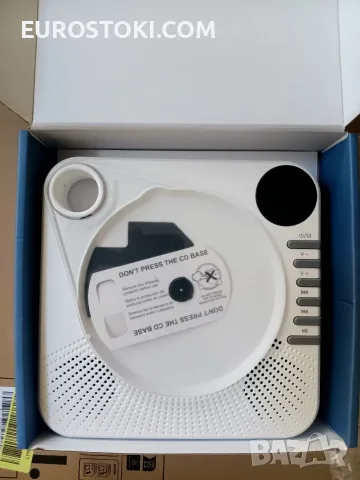 CD плейър Greadio CD86, Bluetooth 5.1, мултифункционален CD плейър с високоговорители, снимка 10 - MP3 и MP4 плеъри - 56203100