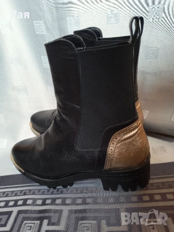 Дамски кожени боти, снимка 9 - Дамски боти - 50673329