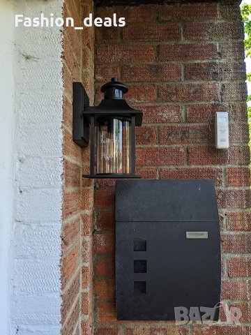 Нова Външна стенна крушка светлина Сензор за движение на открито/Врата Градина, снимка 8 - Външни лампи - 41392681