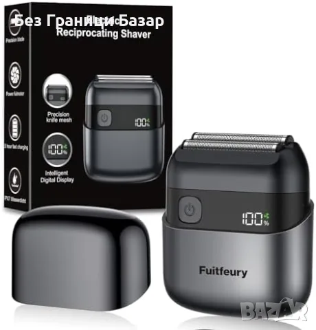 Нова Електрическа самобръсначка за мъже 10000 RPM IPX7 USB-C мокро сухо бръснене