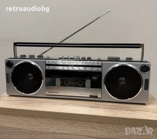 🔈Ретро мини радиокасетофон Sanyo M7130L - Boombox - профилактиран🔈