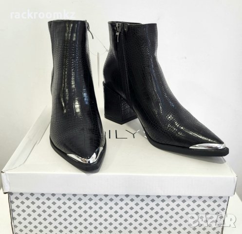 ЗИМНА РАЗПРОДАЖБА -30% Дамски елегантни боти на марката Hailys модел: BE Jayleen black, снимка 3 - Дамски боти - 42356260