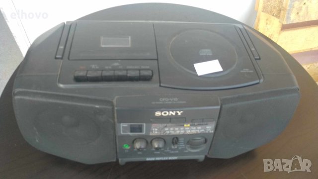 Радиокасетофон CD SONY CFD-V10, снимка 7 - Радиокасетофони, транзистори - 41456666