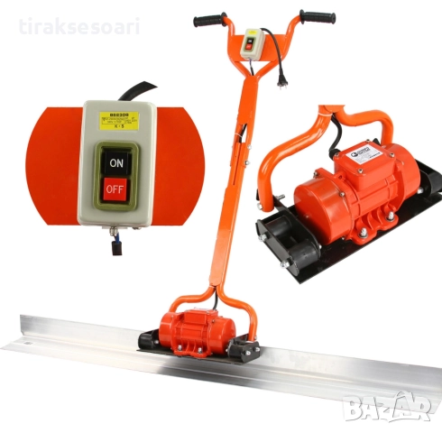 Електрически вибромастар Ripper – 1.5 м лента, 14 см, 200W, 2800 об/мин, за бетон, снимка 2 - Други инструменти - 52459452