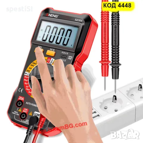 Интелигентен цифров мултиметър ANENG SZ305, снимка 9 - Други инструменти - 49692927