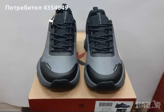 Мъжки маратонки Runners, RNS-242-08383, Сив, снимка 3 - Маратонки - 48767896