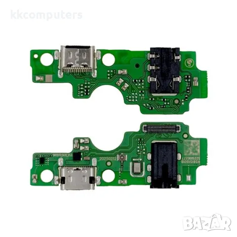Конектор зареждане за ZTE Blade A76 на платка с микрофон и компоненти