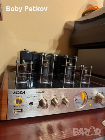 Лампов усилвател КОDA TA10BT, снимка 4 - Аудиосистеми - 52376859