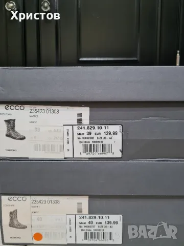 Боти ECCO FARA номер 39 , снимка 6 - Дамски боти - 48211013