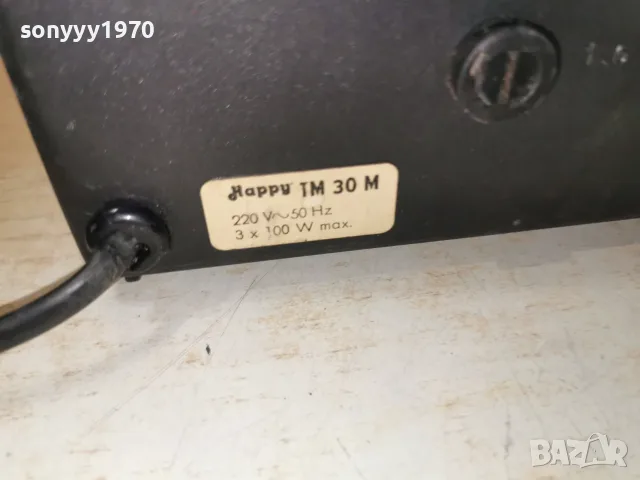 HAPPY TM30M ЦВЕТОМУЗИКА С ТРИ СВЕТЛИНИ-ВНОС SWISS 2009260859L4, снимка 17 - Ресийвъри, усилватели, смесителни пултове - 56148785