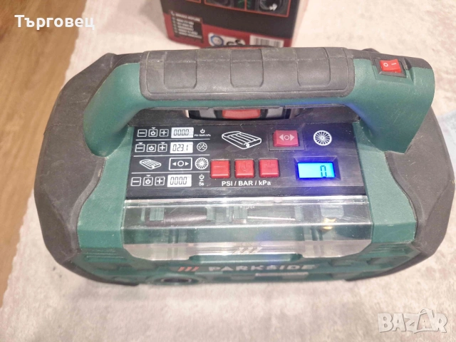 Aкумулаторен компресор и въздушна помпа 20V Парксайд /Parkside PKA 20 Li B2, снимка 9 - Аксесоари и консумативи - 53807422