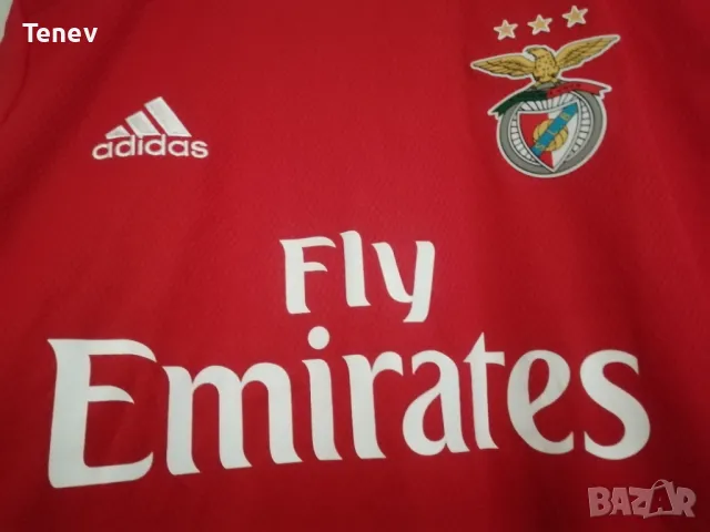 Бенфика оригинална нова футболна тениска фланелка L Adidas Benfica , снимка 5 - Тениски - 49681458