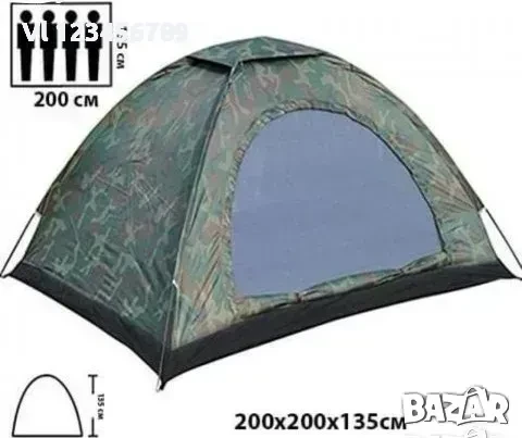 Нова 4 местна палатка 1,6 кг, снимка 2 - Палатки - 50738933