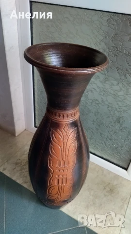 Внушителна ваза с височина 62 см, снимка 3 - Вази - 50923842