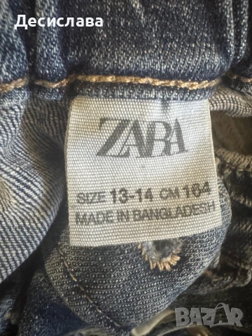 Два чифта дънки Zara 13-14 г./164 см, снимка 3 - Детски панталони и дънки - 51317802