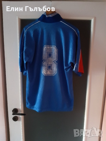 Фланелка на Металург Перник, много стара на Генади Симеонов, снимка 2 - Фен артикули - 51688621