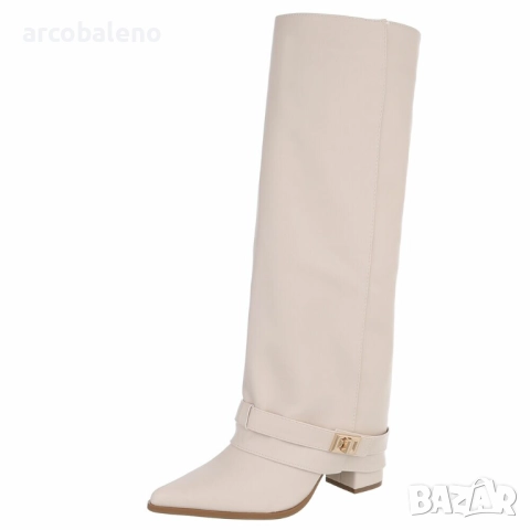 Дамски ботуши на висок ток, 3цвята , снимка 7 - Дамски ботуши - 52325854