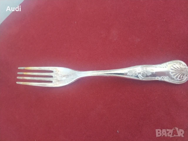 Италиански посребрени прибори за хранене 51 броя  Комплекта е в кутия и е за 12 души. Комплектьт вкл, снимка 8 - Прибори за хранене, готвене и сервиране - 50808238