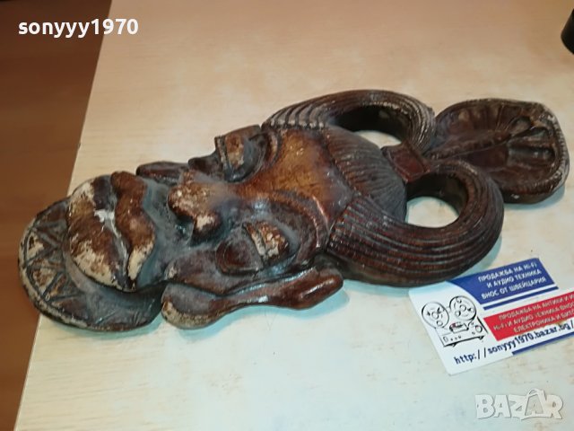 МАСКА ЗА СТЕНА 36Х18СМ-1503231626, снимка 7 - Антикварни и старинни предмети - 40011435
