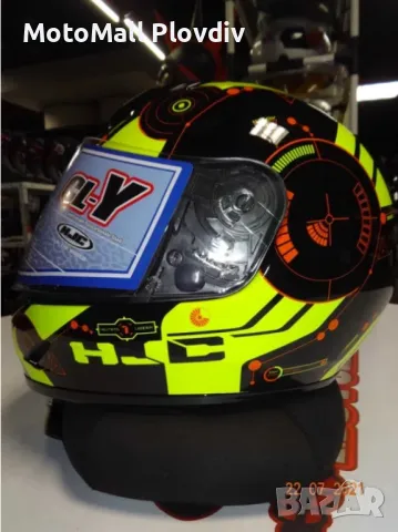 НОВО! Детска пистова каска HJC мото мотор пистов, снимка 3 - Аксесоари и консумативи - 49317654