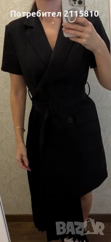 Рокля черна , снимка 3 - Рокли - 48973749