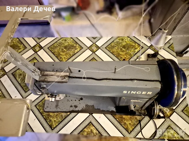 Индустриална шевна машина Singer 660 а3, снимка 5 - Шевни машини - 48213498