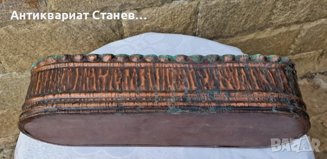 Винтидж медна кашпа, снимка 7 - Декорация за дома - 53727245