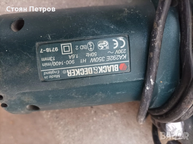  Лентова шлайфмашина-пила Black & Decker , снимка 5 - Други инструменти - 52913465