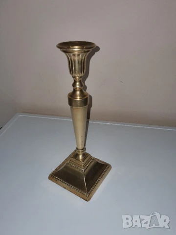 Месингов Свещник, снимка 5 - Декорация за дома - 50919348