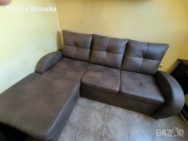 Ъглов диван – много запазен – 200/160 см, снимка 6 - Дивани и мека мебел - 53679482