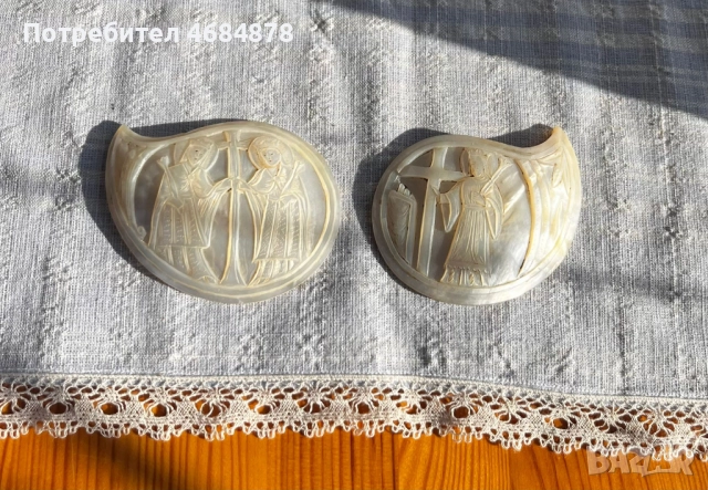 Седефени пафти от 19ти век, снимка 3 - Антикварни и старинни предмети - 52815926