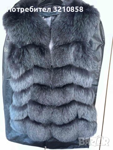 Дамски елек,естествен косъм 