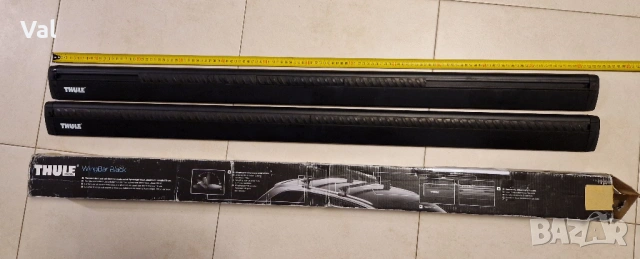 Напречни греди THULE WingBar Black 118cm и 108см, снимка 3 - Аксесоари и консумативи - 53394630