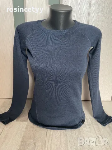 Ватирана синя блуза , снимка 7 - Блузи с дълъг ръкав и пуловери - 40080466