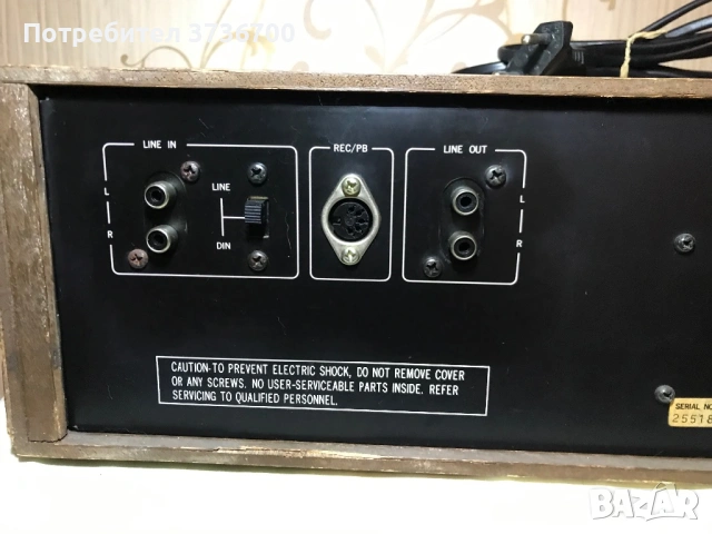 Rotel RD-15F касетен дек Made in Japan, снимка 4 - Декове - 53478480