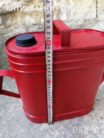 Стара Соц Метална Туба За Гориво / 5 Литра. , снимка 9 - Антикварни и старинни предмети - 41898995