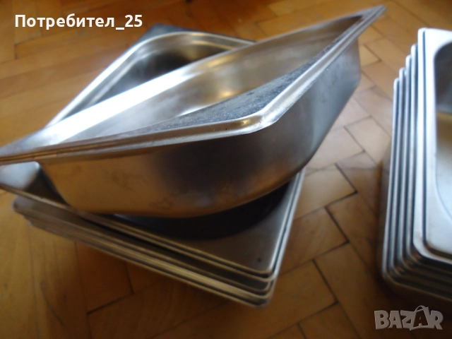 Неръждаеми тави за топла витрина, снимка 3 - Друго търговско оборудване - 52946189