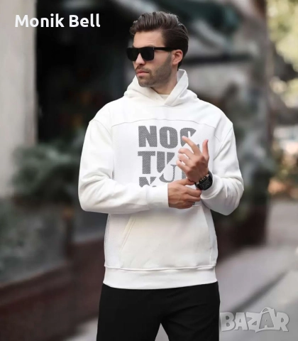 Мъжки Суитшърт - Noctural White