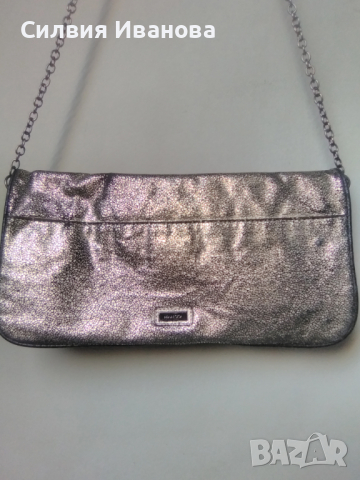 чанта златиста Mango, снимка 2 - Чанти - 44789932