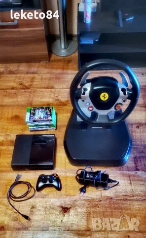 Конзола Xbox 360 E Black final Edition Ferrari GTA 5 Minecraft Ексбокс