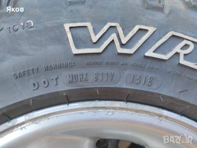 Goodyear Wrangler Duratrac 235/75R15 гуми джанти Musso Rexton Korando, снимка 7 - Гуми и джанти - 53693871