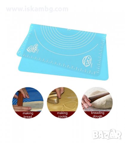 СИЛИКОНОВА ПОДЛОЖКА ЗА МЕСЕНЕ, ТОЧЕНЕ И ПЕЧЕНЕ 60Х40 СМ. - код 2156 , снимка 12 - Други - 33948407