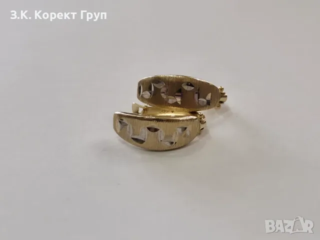 Дамски златени обеци 14К 585 / 1,63 гр.