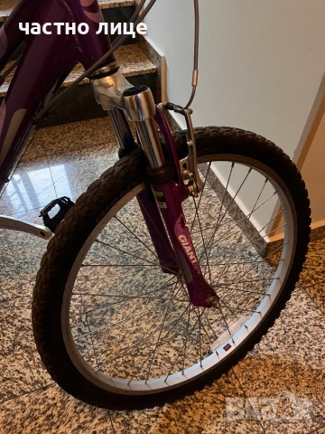 Продавам велосипед Giant Areva-24 за момиче, снимка 3 - Велосипеди - 53574826