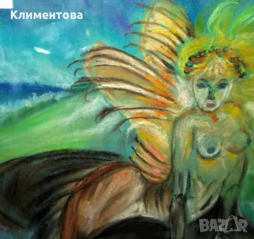 Картина "Русалка", снимка 4 - Картини - 56331135